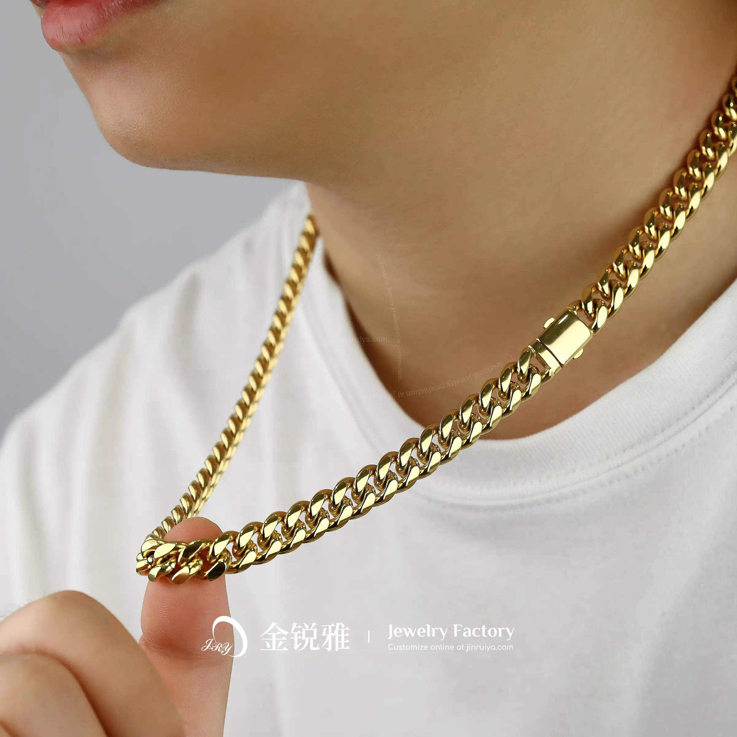 Kalung rantai Cuban Link