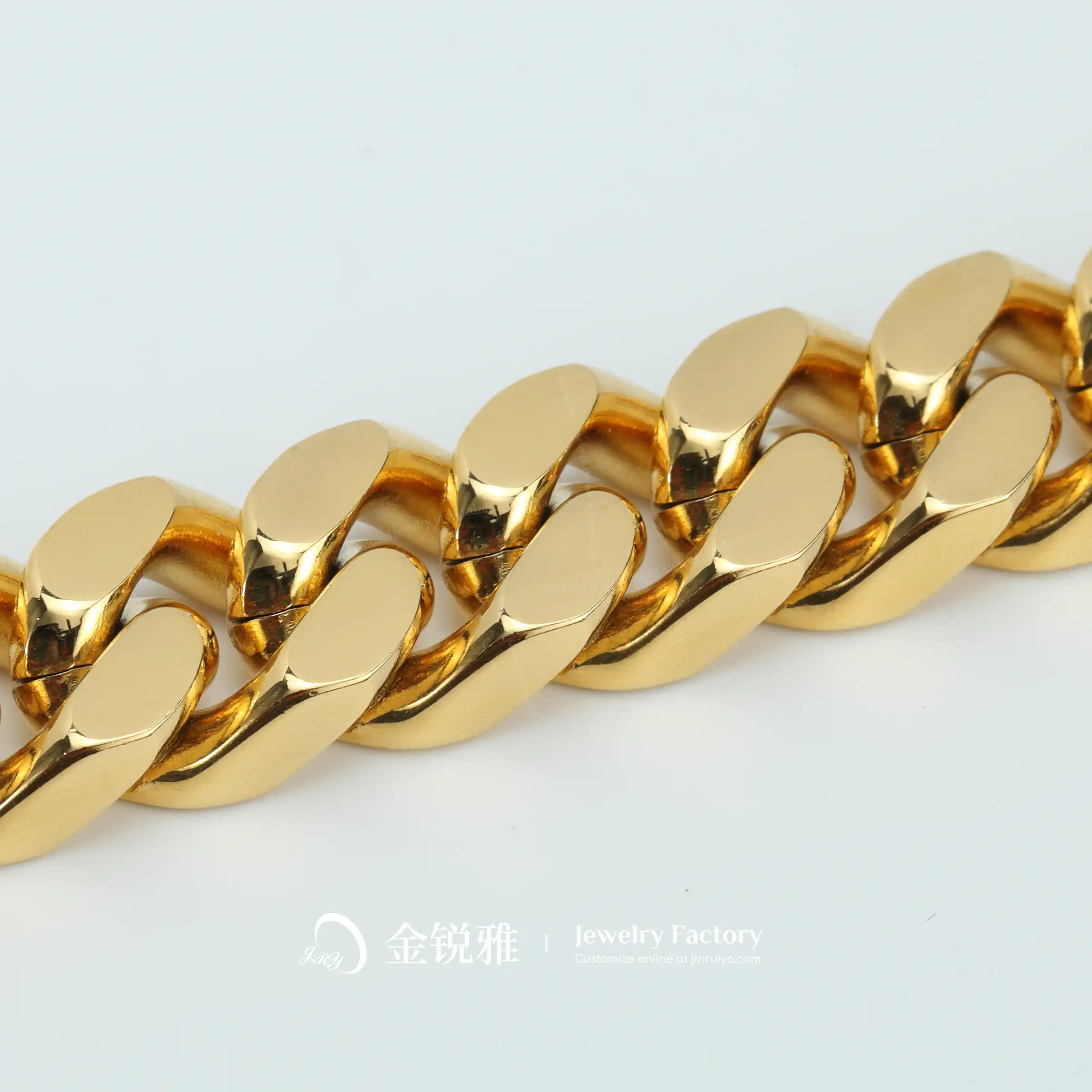 Neat Cuban link chain link interface