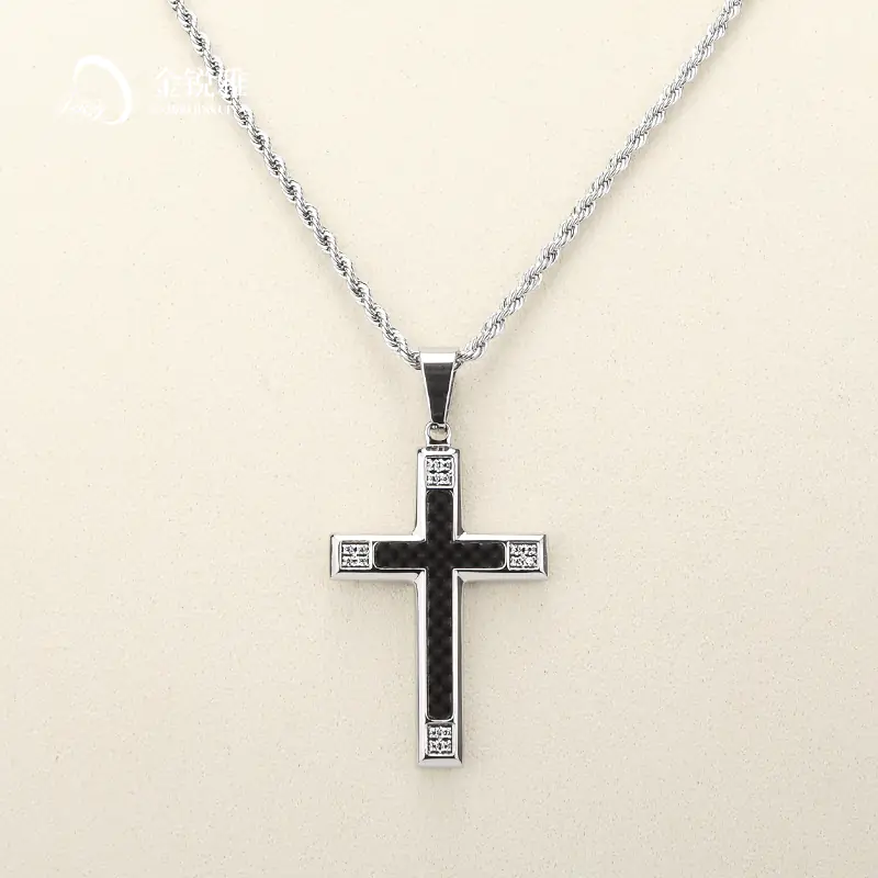 Collier Croix en Zirconia